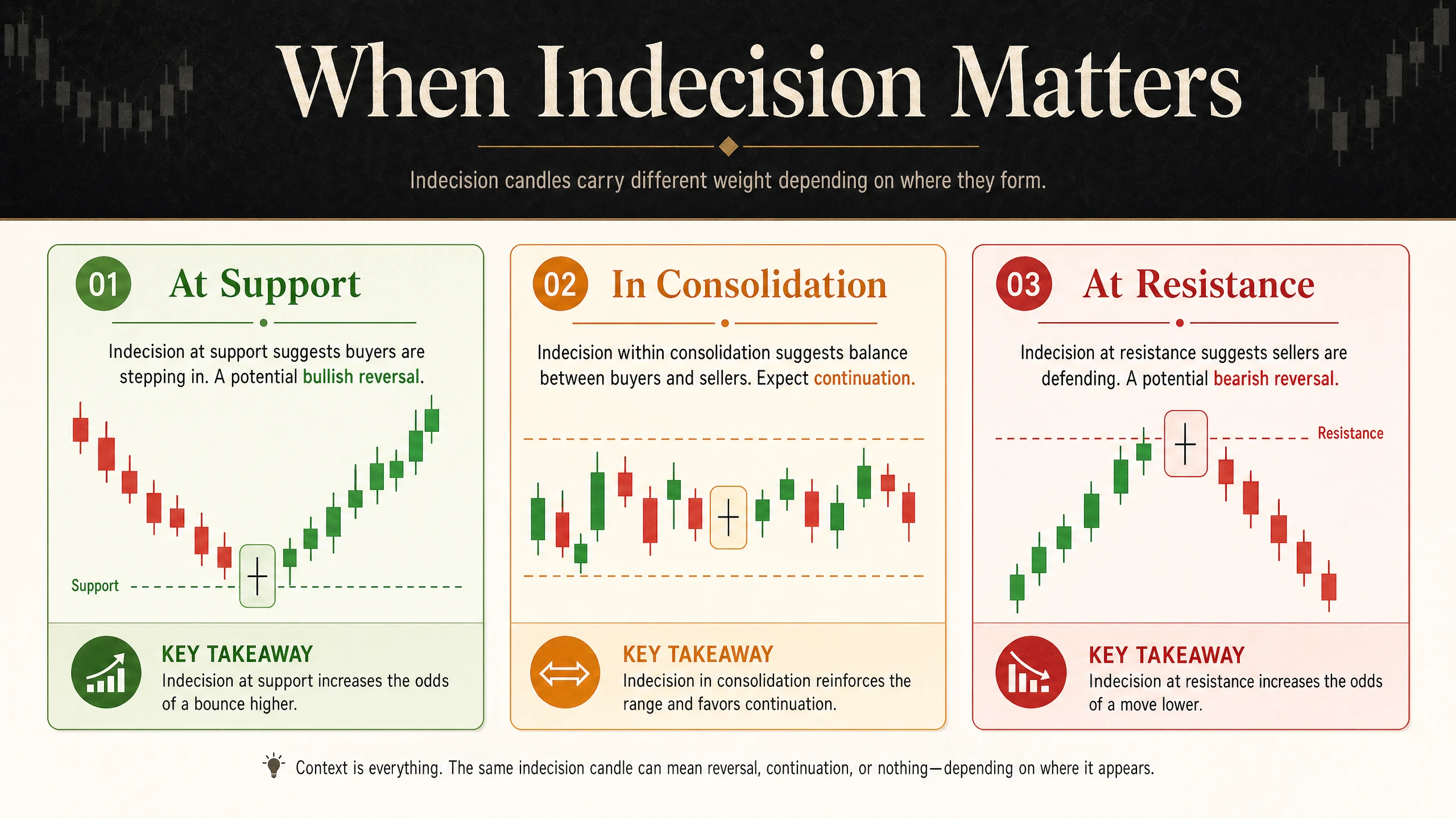 When indecision matters